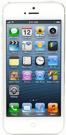 Смартфон Apple iPhone 5 64Gb White & Silver - Уварово