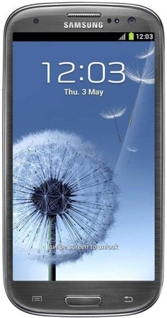 Смартфон Samsung Galaxy S3 GT-I9300 16Gb Titanium grey - Уварово